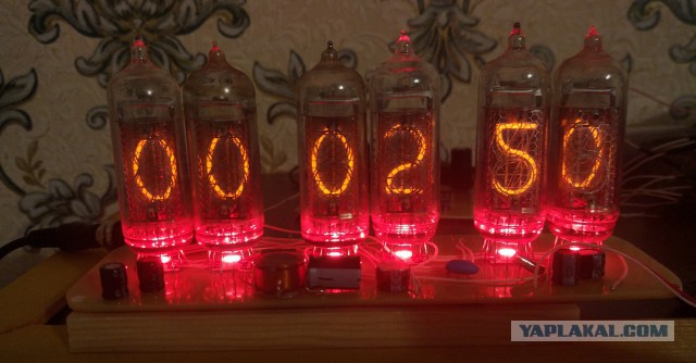 Nixie clock: ламповые часы на индикаторах ИН-14 RGB