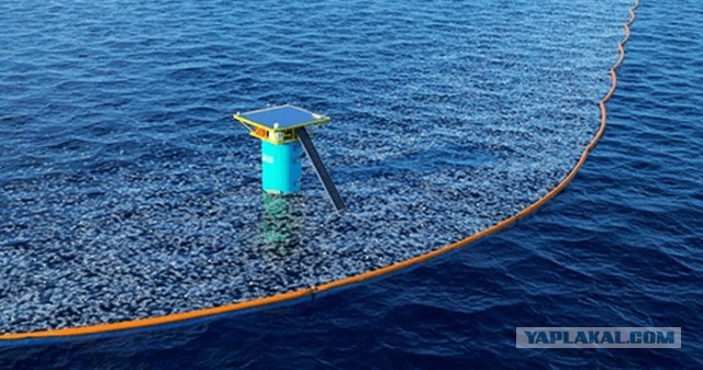 Компания "The ocean cleanup" начнет очищать океан от большого мусорного пятна