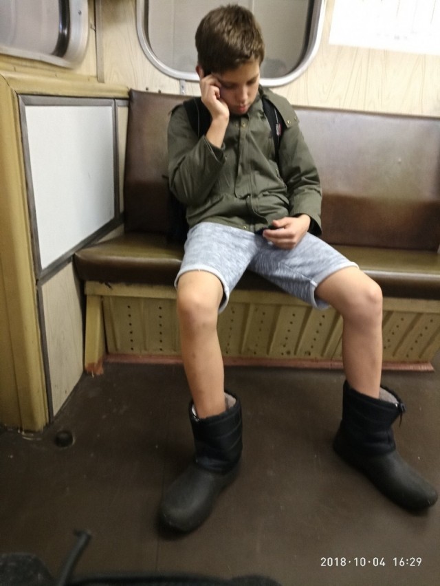 Модники из российского метрополитена