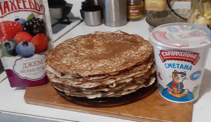 Рецепт настоящих блинов. Всех с масленицей!