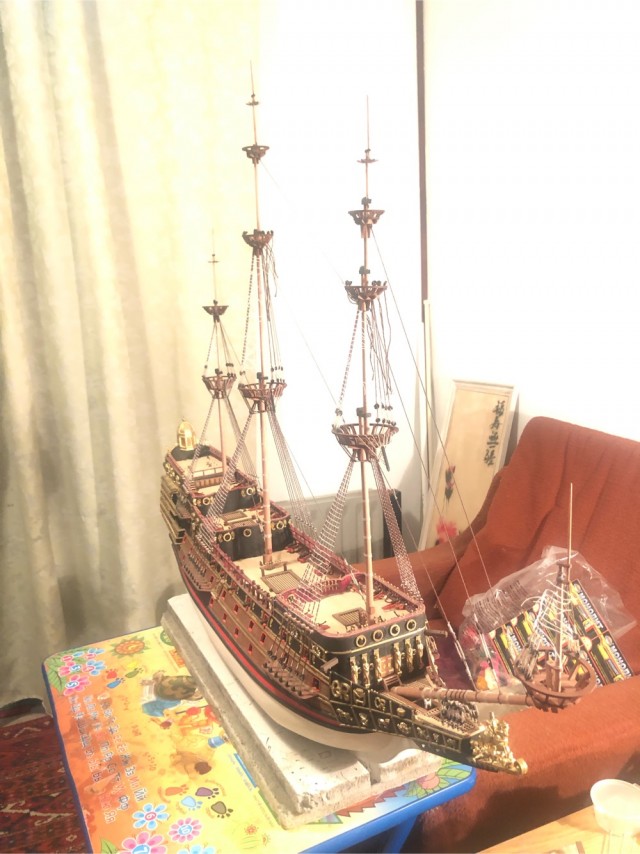 Постройка модели линкора Santisima Trinidad