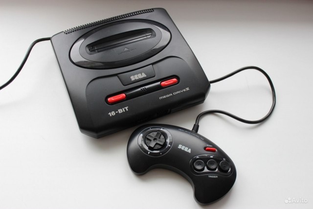 Реклама игровой приставки "Sega", святые 90–е