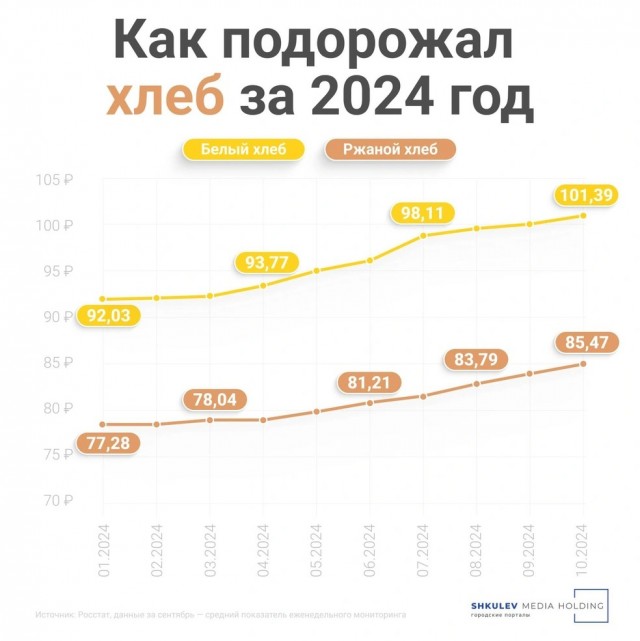 Наценка больше 100%: ФАС заинтересовалась ценами на хлеб — сколько он стоит сейчас и как подорожал за год
