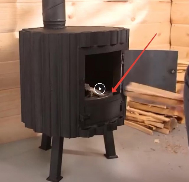 Печь из секций чугунного радиатора