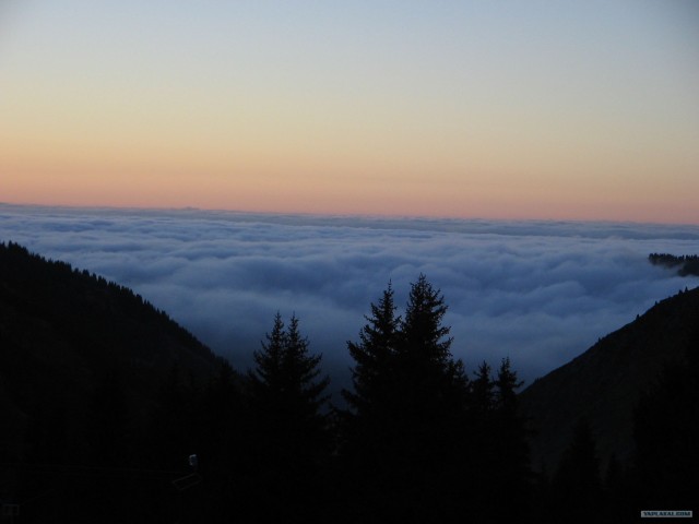 Закат в горах (7 фото)