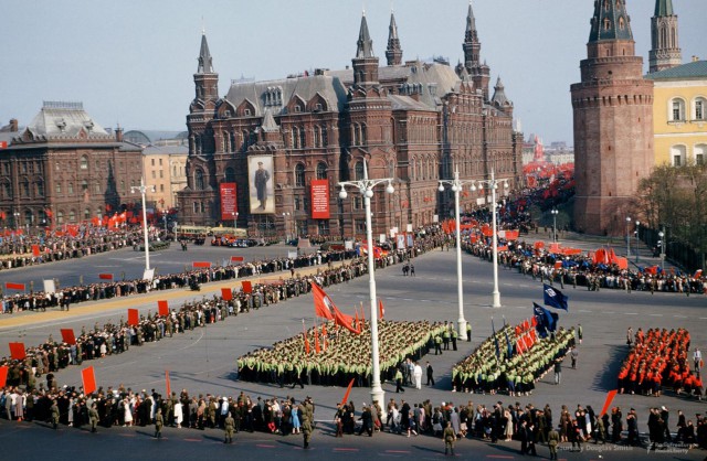 Москва 1952-1954 в цвете