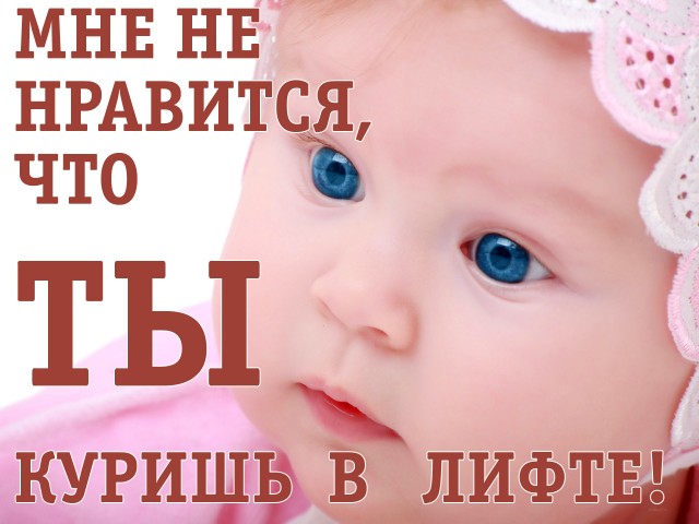 Курят в лифте, суки