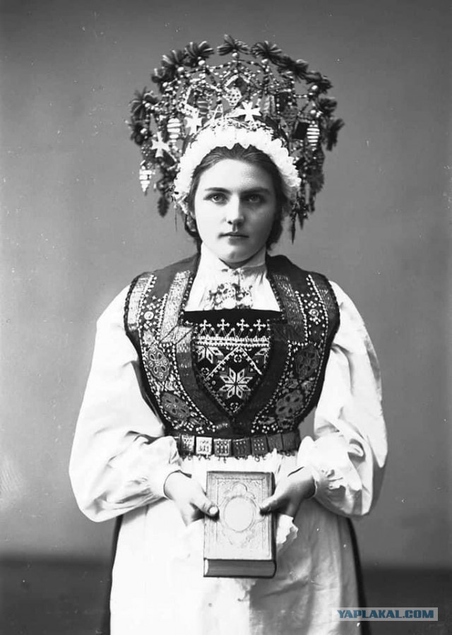 Норвежские красавицы-невесты конца 19 века. Смотрим фотоподборку