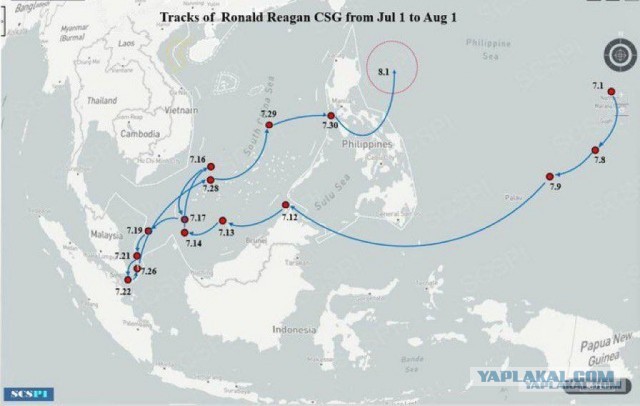 Пентагон начал стягивать авианосцы к Тайваню в преддверии визита Пелоси