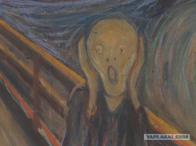 Последний рисунок шизофреника перед самоубийством, коллеги...