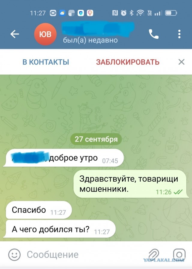 Зарекалась ворона не клевать непотребство, или как меня почти развели мошенники