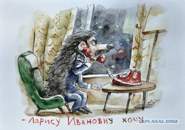 Колючий юмор от художника Анжелы Джерих | Ежики переехали в известные картины мира