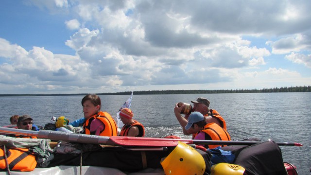 Сплав по реке Умба, Кольский полуостров с выходом в Белое море