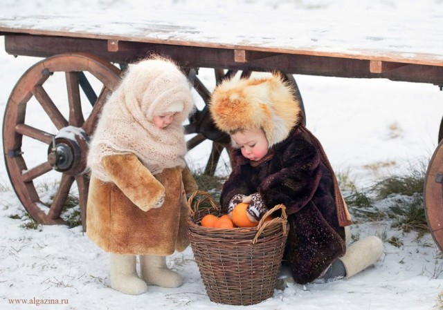 Фотопроект для малышей 1,5-2 лет в деревенском стиле
