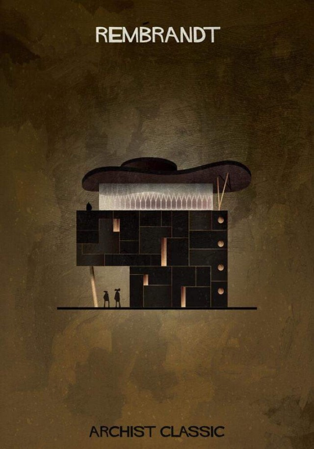 Если бы известные художники были бы архитекторами