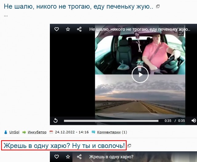 Не шалю, никого не трогаю, еду печеньку жую..