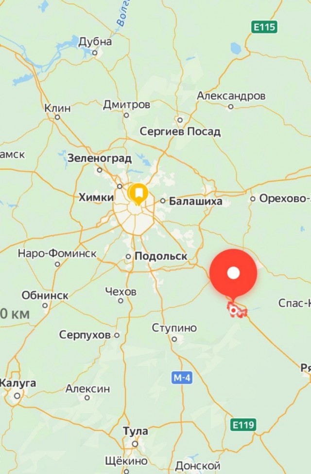 В поселке Новом Гиагинского района Адыгеи  ночью упал неустановленный летательный аппарат.