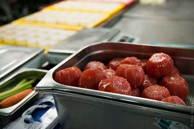 Приготовление самолетной еды