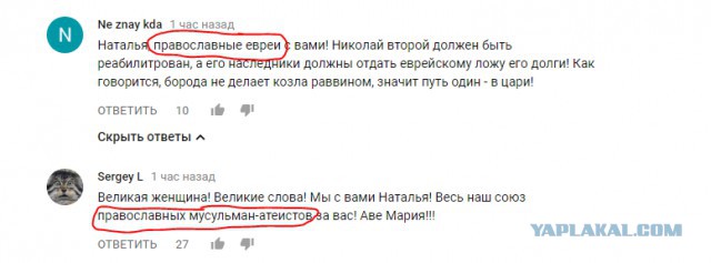 Наталья Поклонская выпустила видеообращение