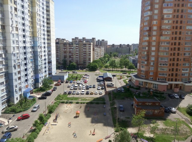 Лето, делимся видом из окна