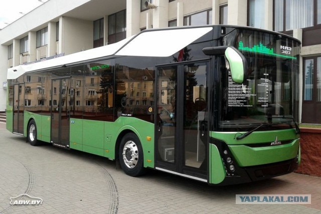 МАЗ разработал автобус с очень необычным дизайном
