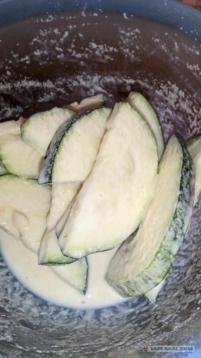 Жареный кабачок.