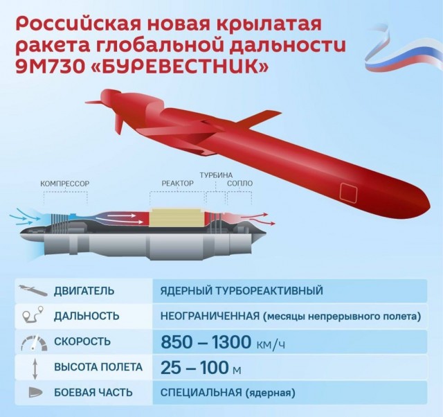 Путин рассказал об успешном испытании ядерной ракеты «Буревестник»