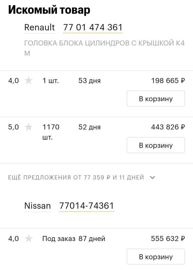 Владельцы продукции АвтоВАЗа немного в недоумении от цены на двигатели их автомобилей...