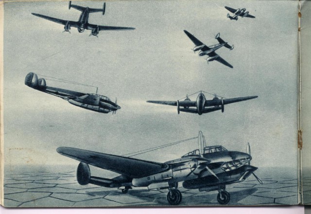 Силуэты самолетов Второй Мировой