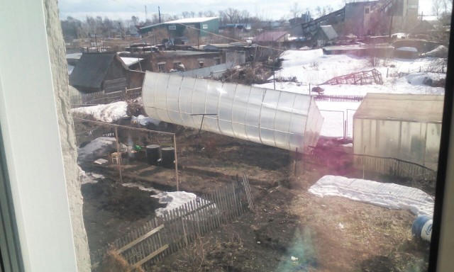 Ветренно сегодня в Новосибирске