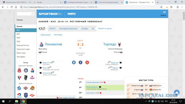 Хоккей сезон 2018-19(КХЛ, НХЛ, Сборная России, хсм и остальное) часть 2