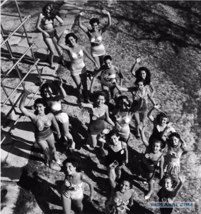 15-летняя Софи Лорен на конкурсе Мисс Италия '1950