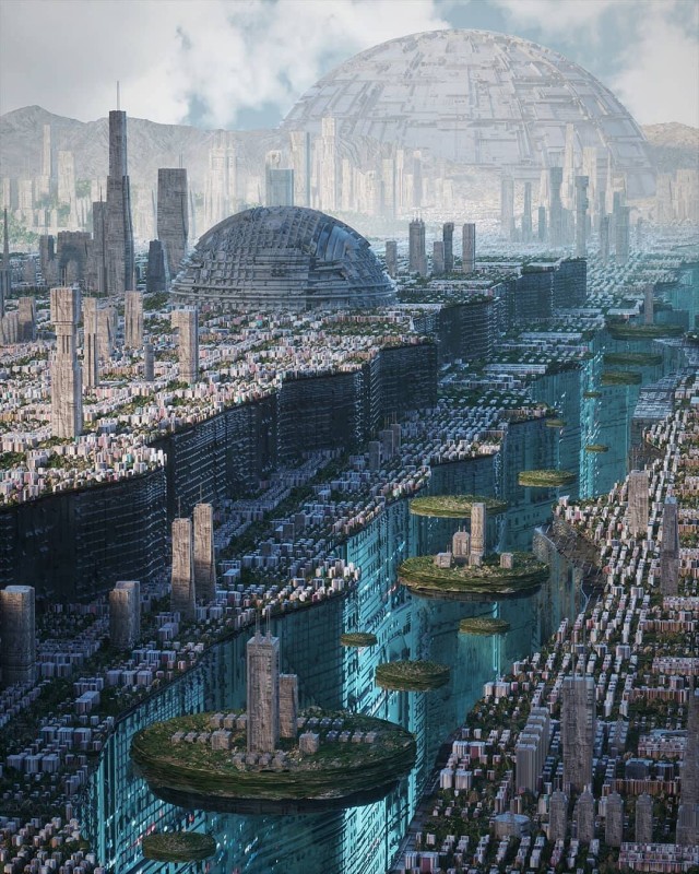 Как будут выглядеть города, если многоэтажка достигнет высшей ступени эволюции
