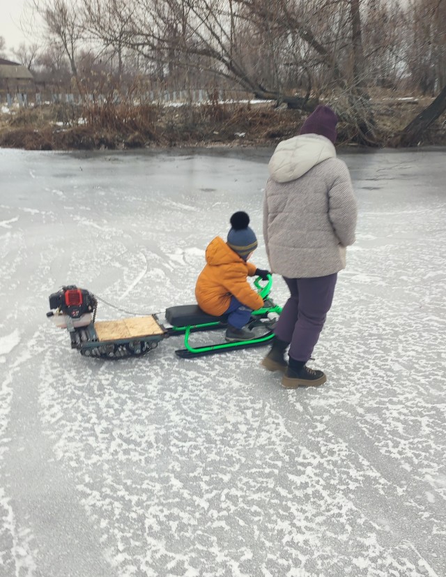 Снегоход для сына
