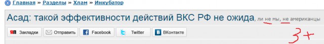 Асад: такой эффективности действий ВКС РФ не ожида