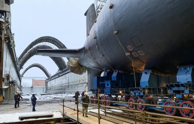 "Новосибирск", атомная подводная лодка готовится к ходовым испытаниям