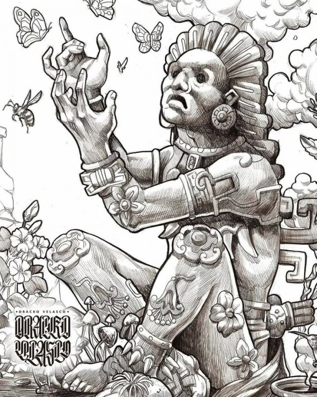 Цветочный бог ацтеков