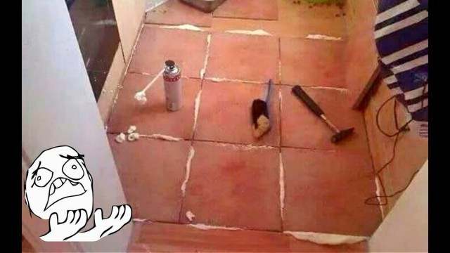Заказчик нанял недорогого плиточника и что из этого получилось.