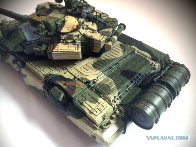 Модель танка Т-90А в масштабе 1/35