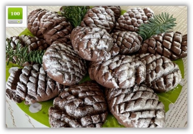 Новогодние вкусные шишки