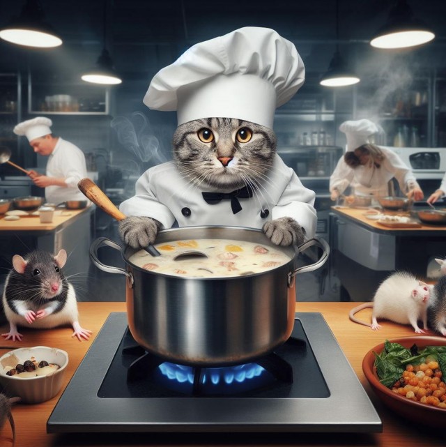 Удивительные приключения котиков в нейросети. К котовторнику
