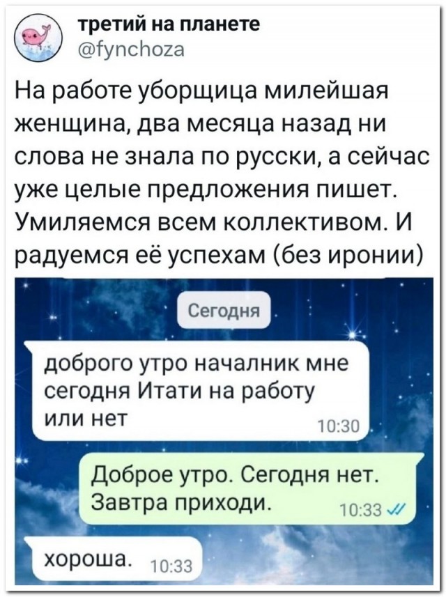 Забавные комментарии из социальных сетей (11.12.23)