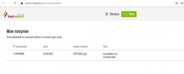 Выиграл в лотерею