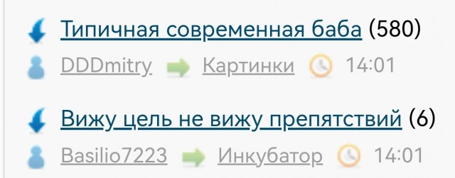 Типичная современная баба