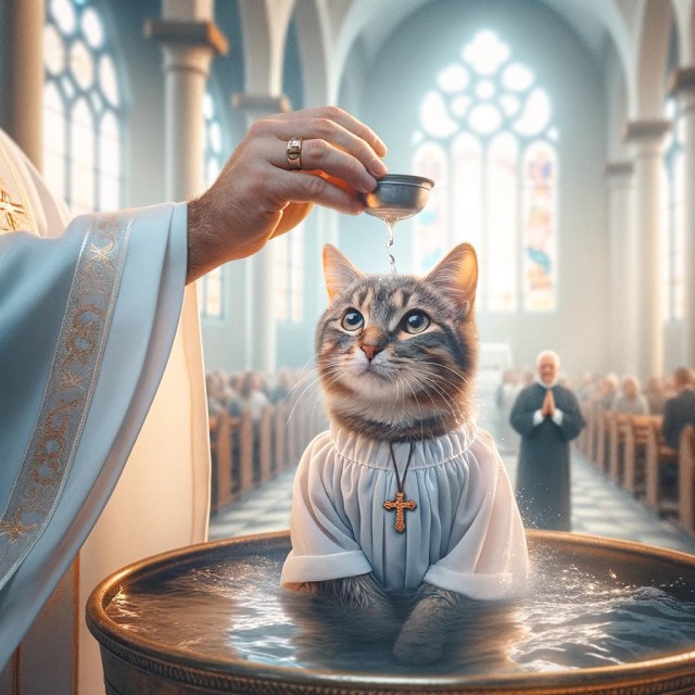 Котовторник глазами ИИ