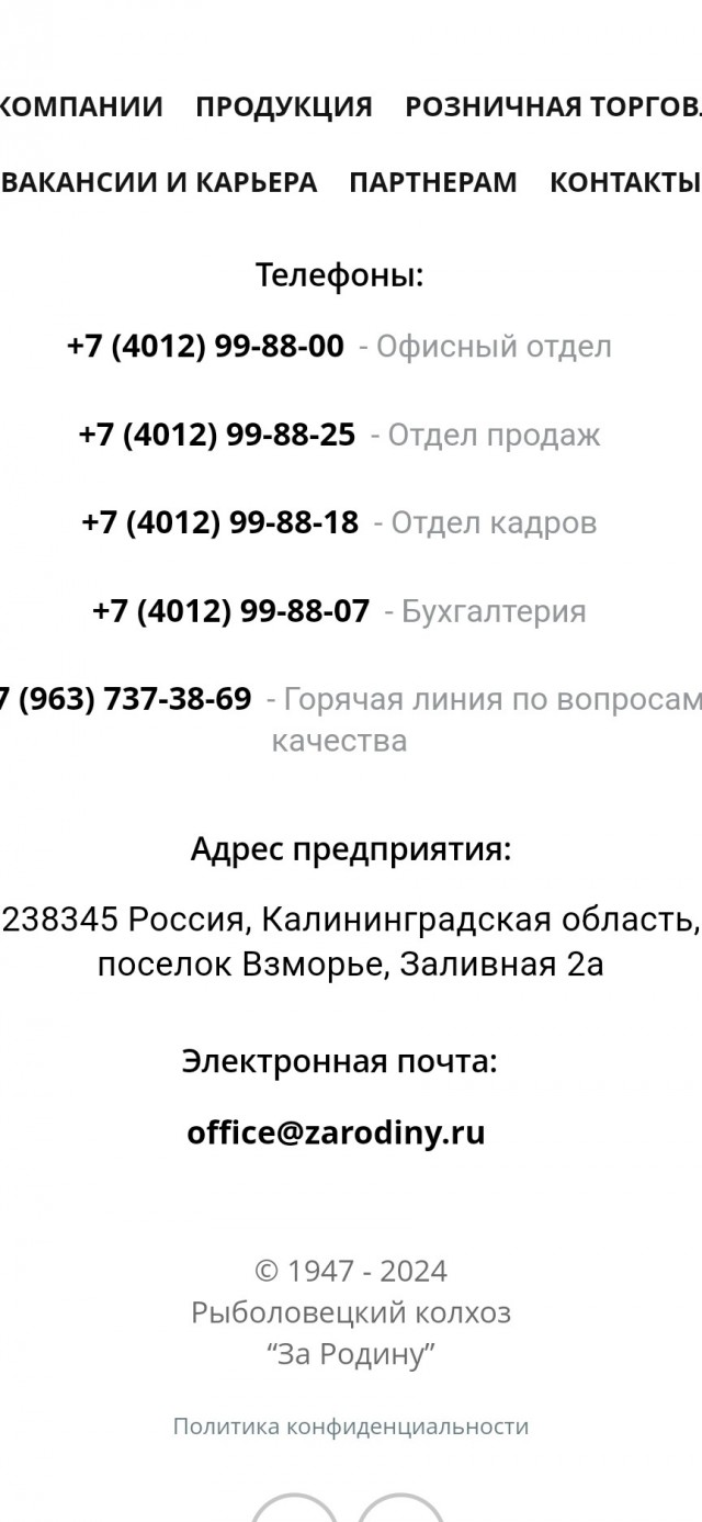 Опять За Родину...