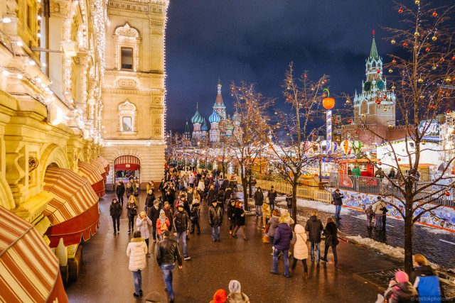 Предновогодняя Москва.