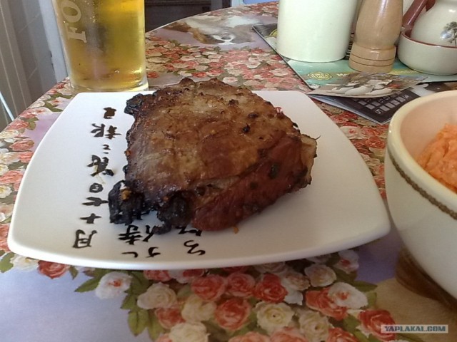 Телятина в гриле.