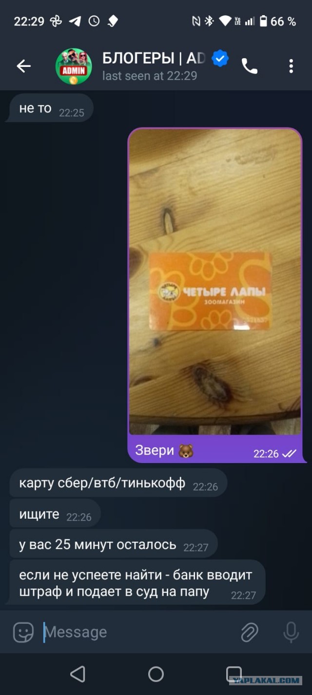 Мошенники написали ребенку