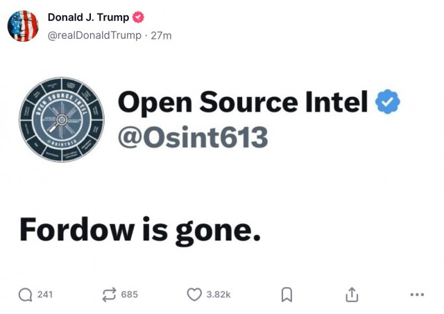 Трамп объявил, что США атаковали ядерный объект в Иране.